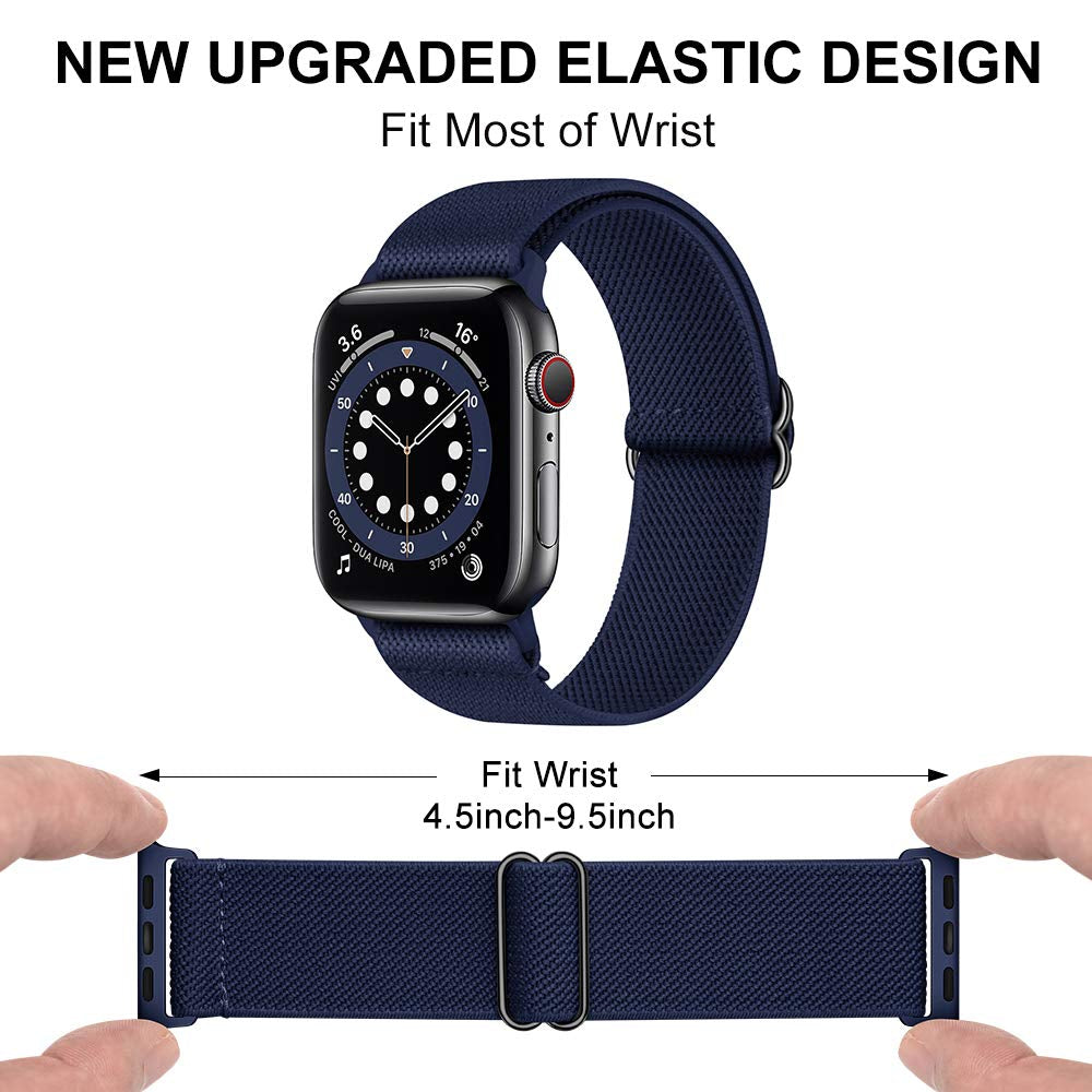 Lightweight Nylon Scrunchie Strap for Apple Watch