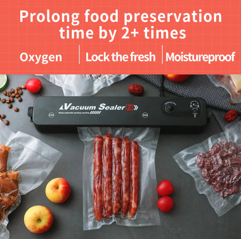 Vacuum Sealer Machine Food Preservation Storage Saver Automatic With Seal Bag