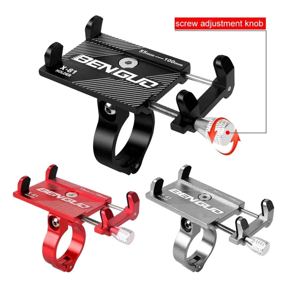 Aluminum Motorcycle Bike Bicycle Holder Mount Handlebar For Cell Phone GPS US