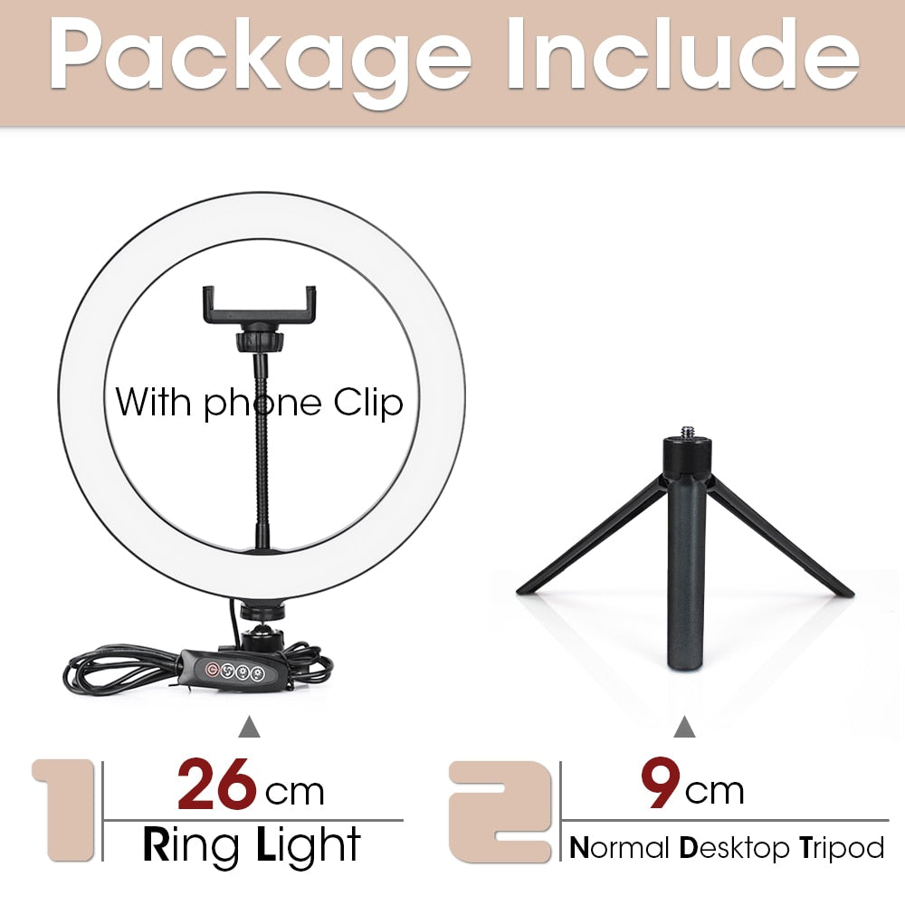 Dimmable Camera LED Light Ring